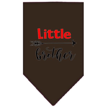 MIRAGE PET PRODUCTS Little BroTher Screen Print BandanaCocoa Small 66-200 SMCO